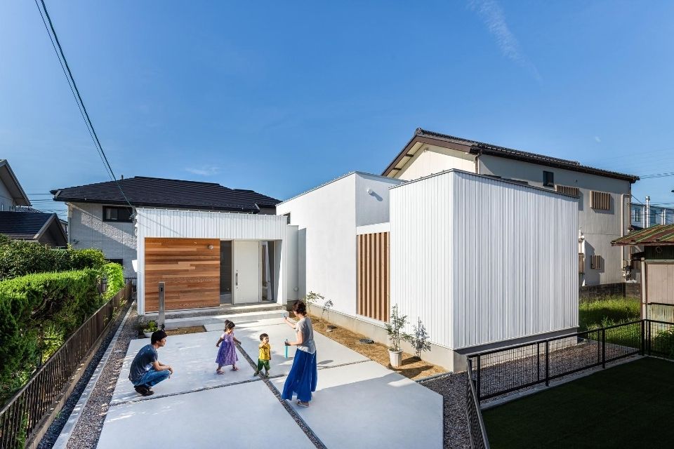 箱つなぎの家|施工事例|津島市の平屋01