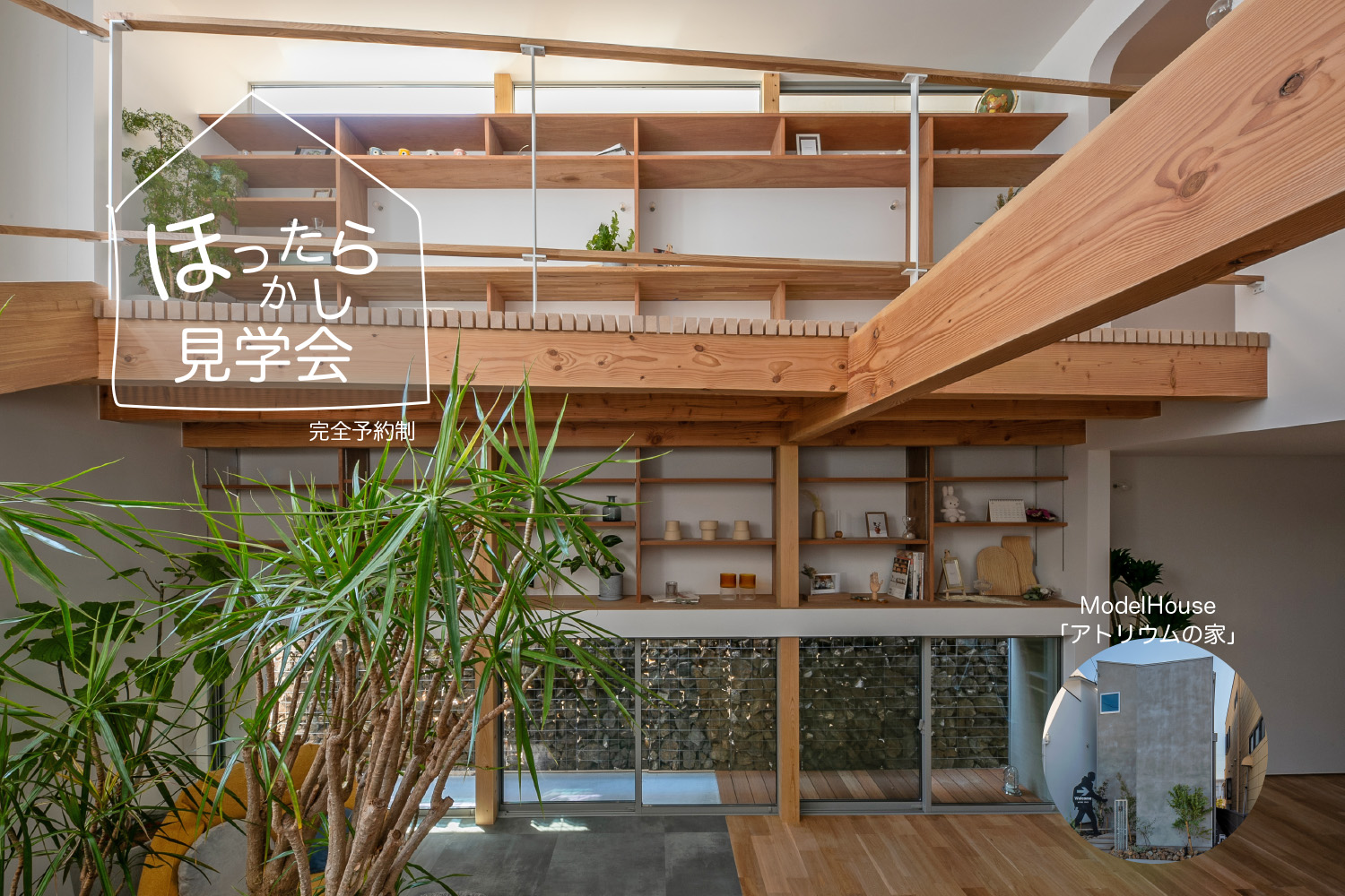ほったらかし見学会開催