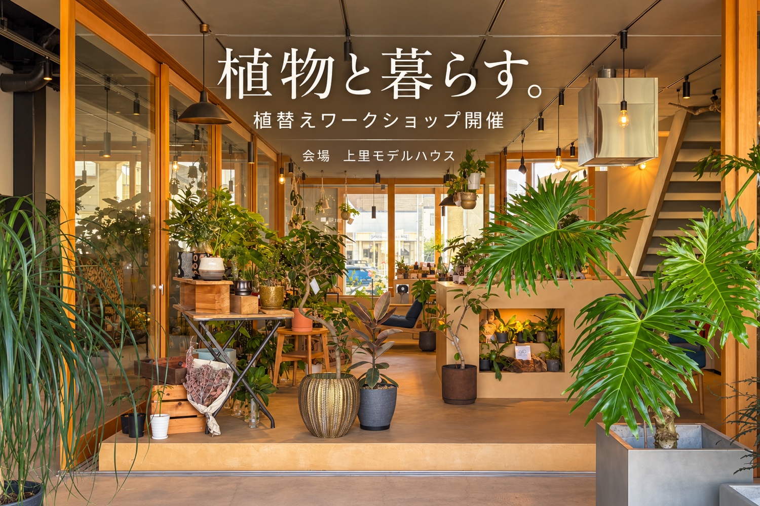 植物と暮らす。植替えワークショップ